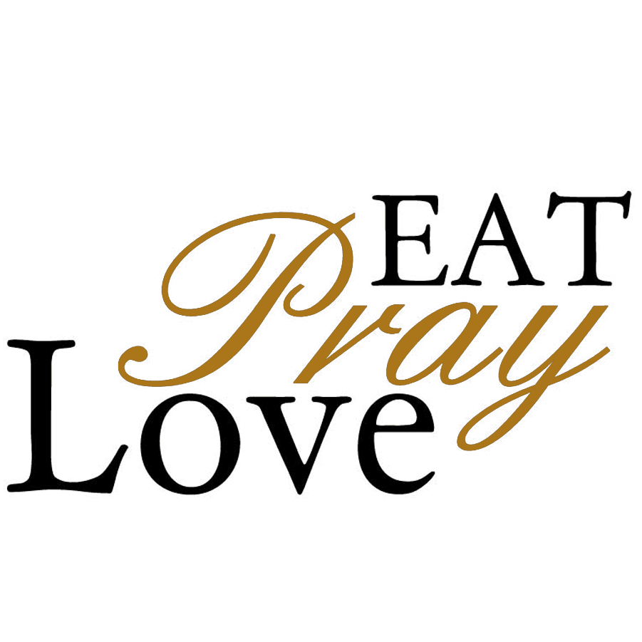 Eat Pray Love - Vinyl & wood wall poetry - Fantastick