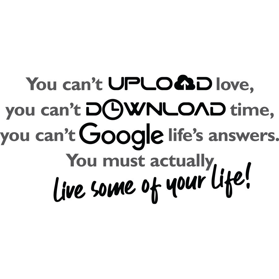 Google quote - vinyl wall poetry - Fantastick