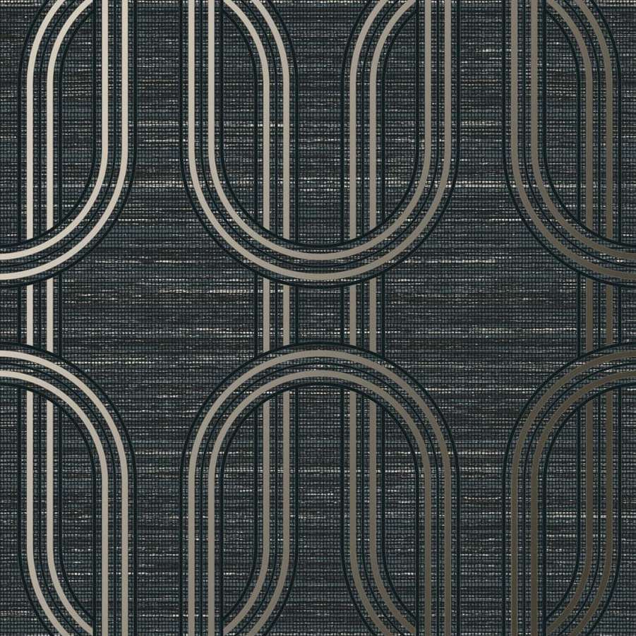 Indulgent Geo Onyx Wallpaper - Fantastick