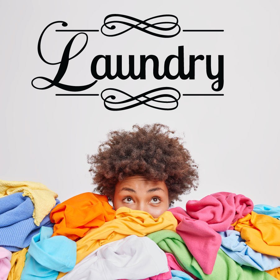 Laundry - vinyl wall words - Fantastick
