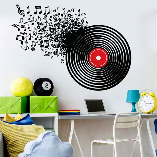 Music Record - vinyl wall sticker - Fantastick