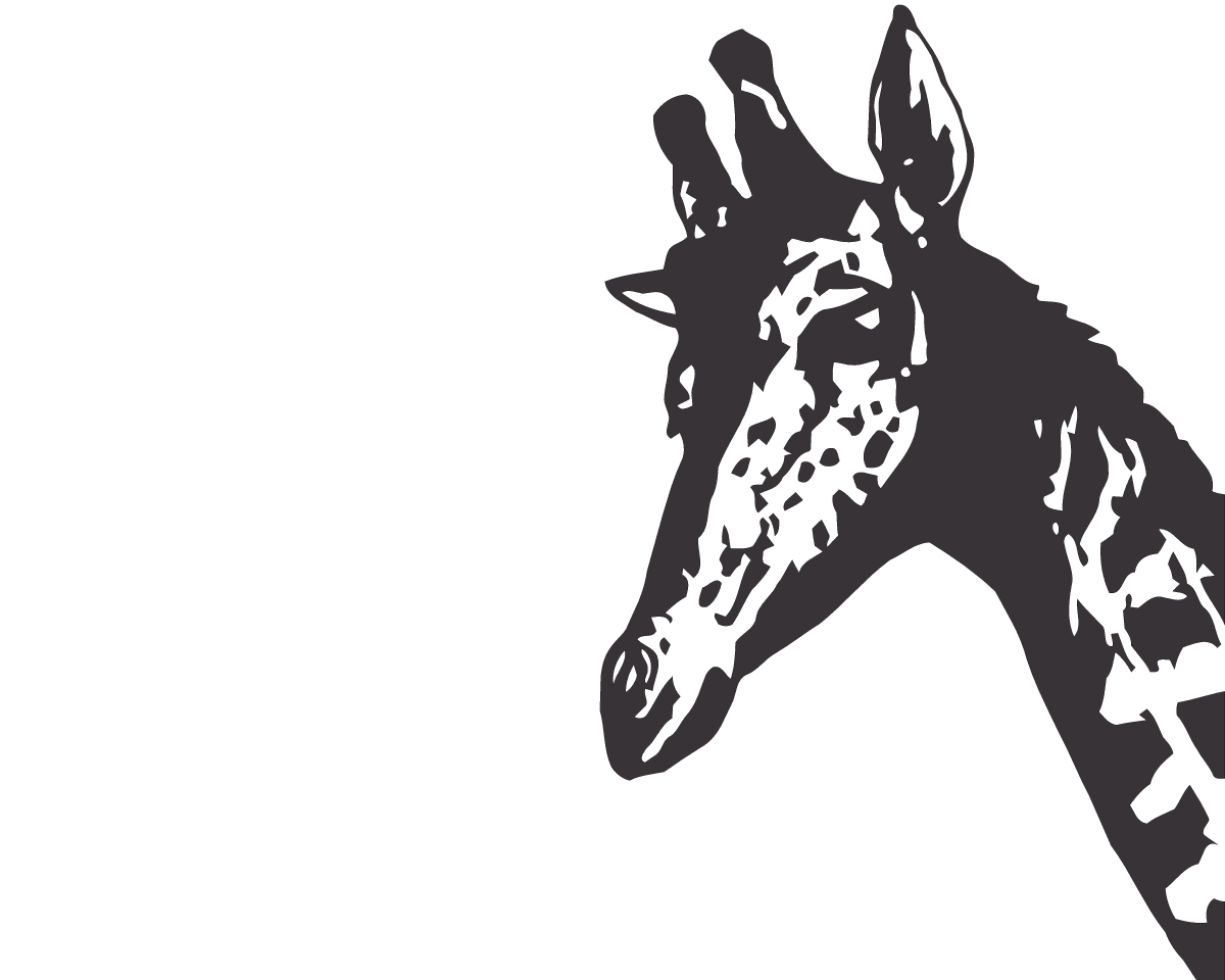 Giraffe - vinyl wall sticker - Fantastick