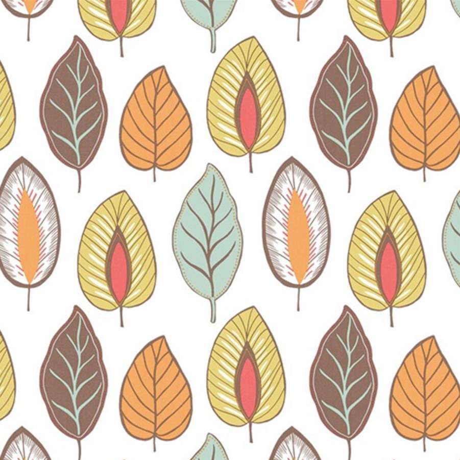 Chic Leaf Multi Wallpaper - Fantastick