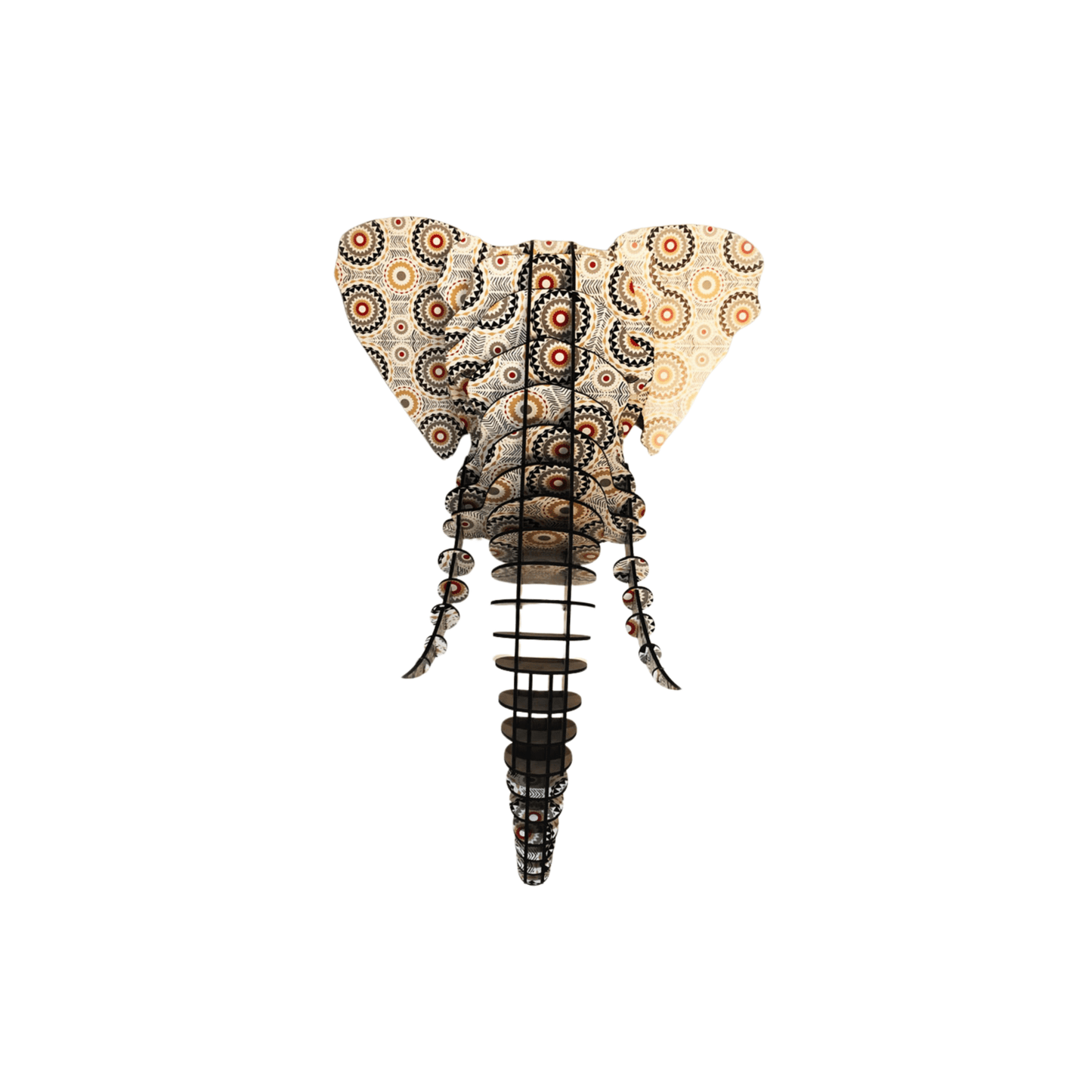 3D Elephant Head - Patterned - Fantastick