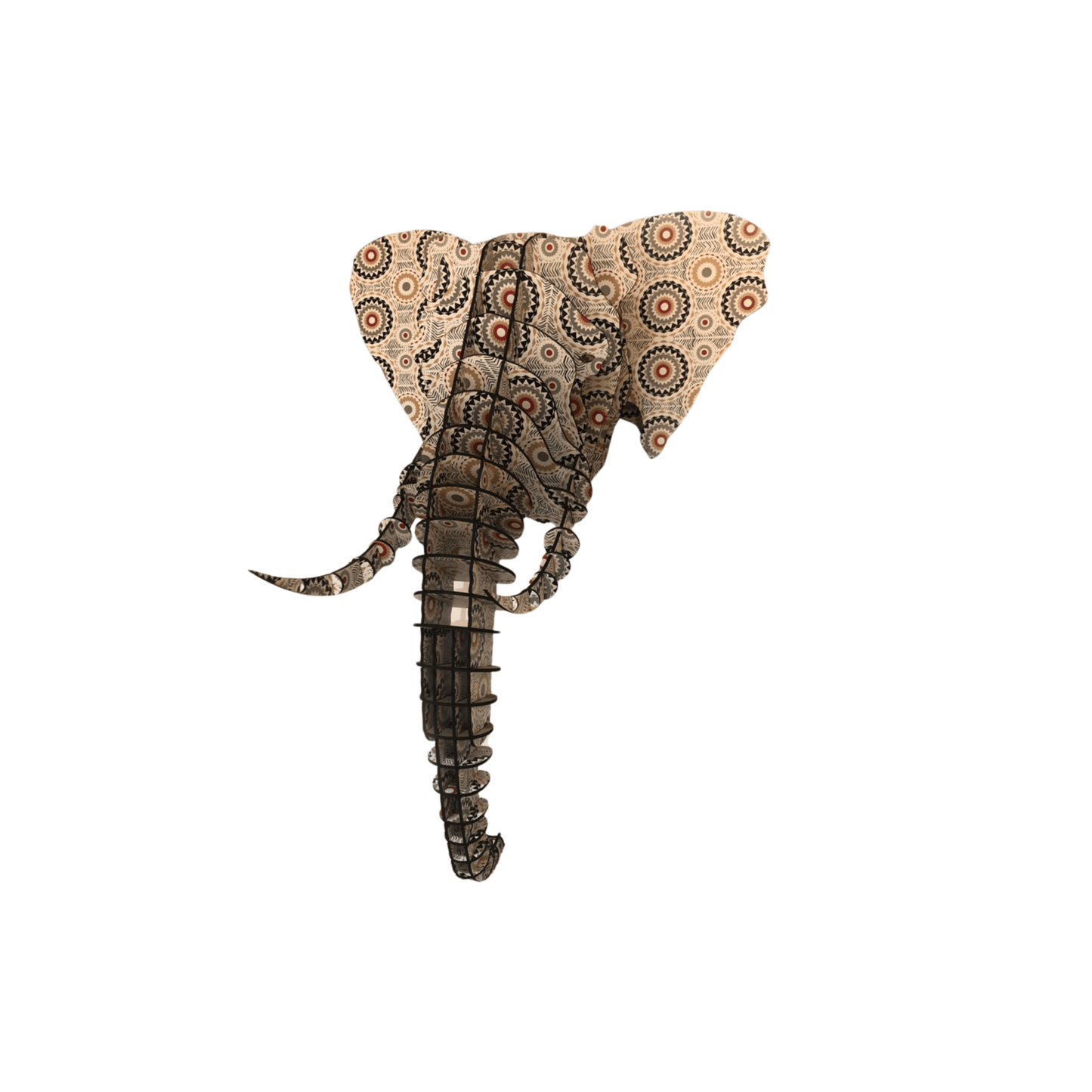 3D Elephant Head - Patterned - Fantastick