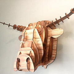 3D Nguni Head - Patterned - Fantastick