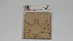 3D Puzzle Elephant small RAW - Fantastick