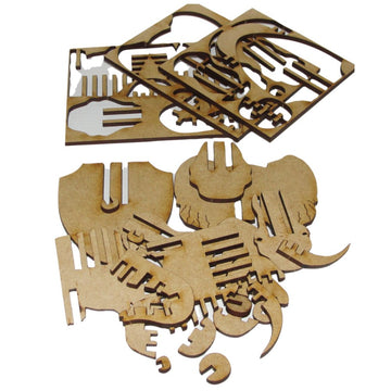 3D Puzzle Elephant small RAW - Fantastick