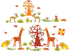 Africa Kids - vinyl wall stickers - Fantastick