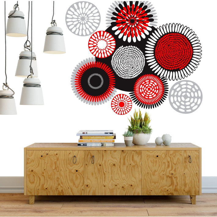 African Circles - vinyl wall decals - Fantastick