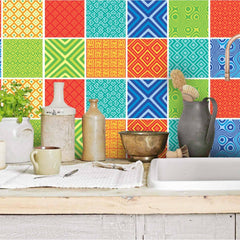 African Mix - Colour vinyl wall tiles - Fantastick