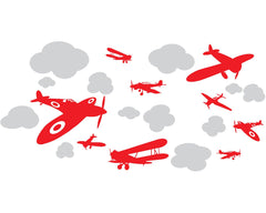 Airplanes - Kid's wall stickers - Fantastick