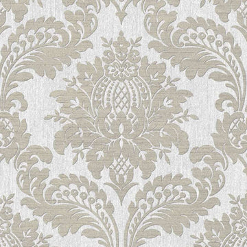 Archive Damask Grey Wallpaper - Fantastick