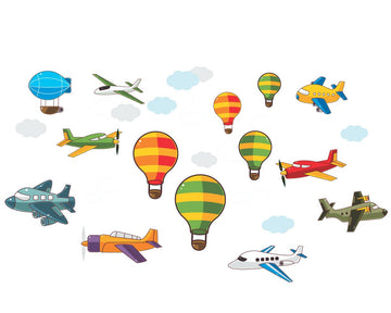 Aviation - Kid's wall stickers - Fantastick