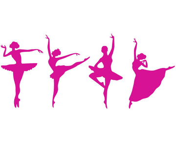 Ballerinas - vinyl wall stickers - Fantastick