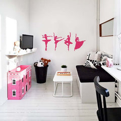 Ballerinas - vinyl wall stickers - Fantastick