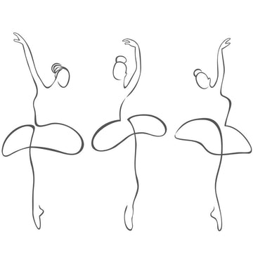 Ballet Line Dancers - Vinyl wall stickers - Fantastick