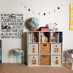 Be Brave - vinyl wall quote - Fantastick