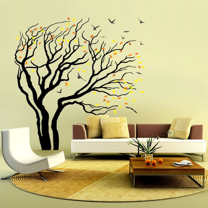 Blowing Tree - Vinyl wall sticker - Fantastick