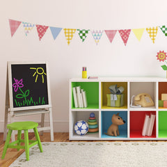 Bunting - vinyl kid's border - Fantastick