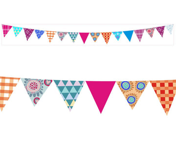 Bunting - vinyl kid's border - Fantastick