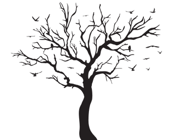 Bushwillow Tree - Vinyl wall sticker - Fantastick