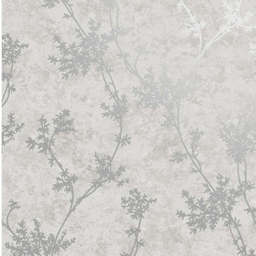 Chevril Taupe & silver Wallpaper - Fantastick