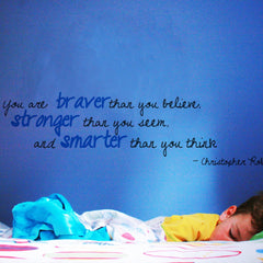 Christopher Robin - vinyl wall quote - Fantastick