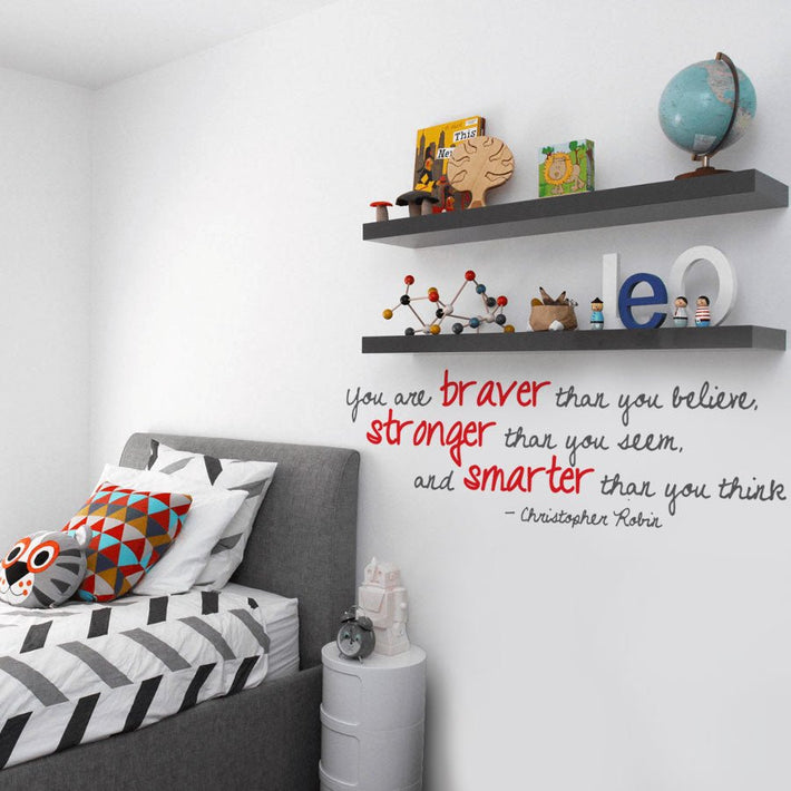 Christopher Robin - vinyl wall quote - Fantastick