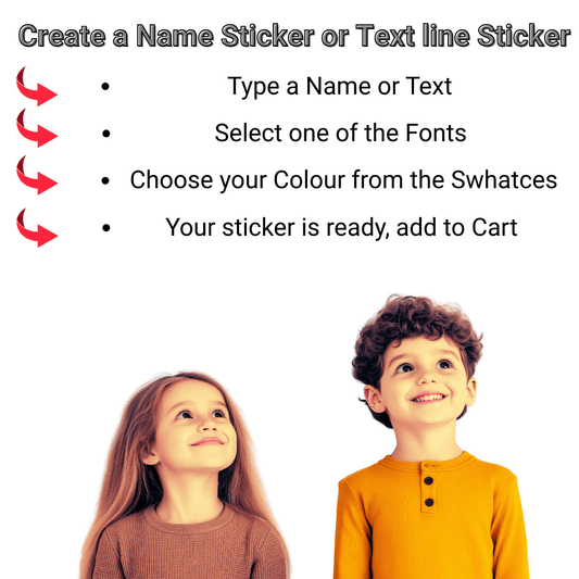 Custom Name Vinyl Wall Sticker - Fantastick