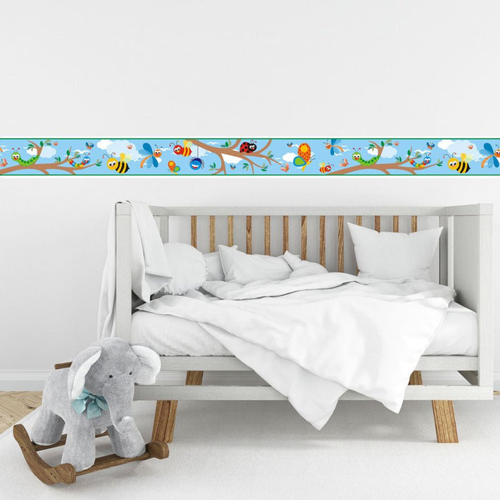 Cute bugs - Kid's vinyl Border - Fantastick