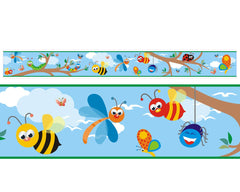 Cute bugs - Kid's vinyl Border - Fantastick