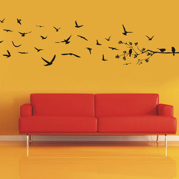 Fly Away Birds - vinyl wall stickers - Fantastick