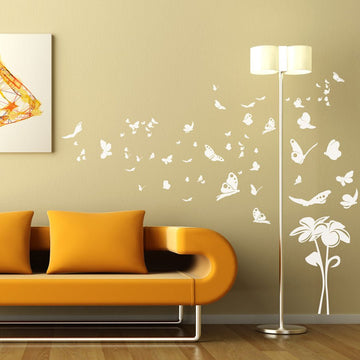 Fly Away Butterflies - vinyl wall stickers - Fantastick