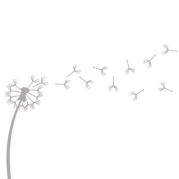 Frosted Dandelion - vinyl glass stickers - Fantastick