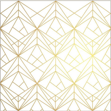 Geometric Gold - Vinyl wall tiles - Fantastick