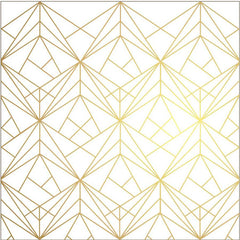 Geometric Gold - Vinyl wall tiles - Fantastick