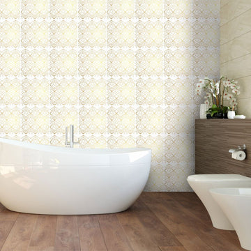 Geometric Gold - Vinyl wall tiles - Fantastick