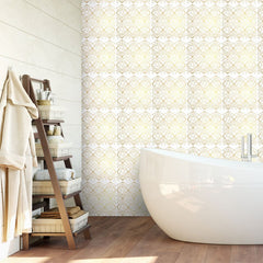 Geometric Gold - Vinyl wall tiles - Fantastick