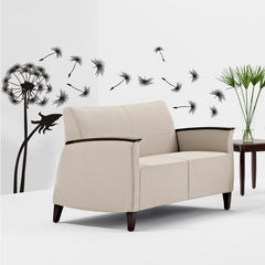 Giant Dandelion Black & White - vinyl wall art - Fantastick