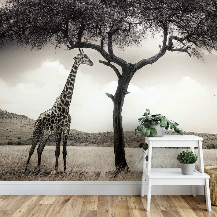 Giraffe Safari Mural - Fantastick