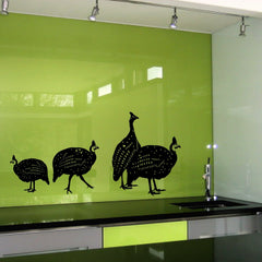 Guinea fowl - vinyl wall stickers - Fantastick