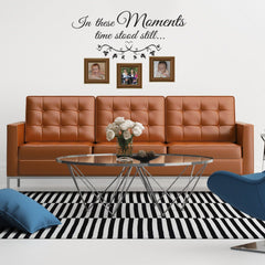 In these moments - vinyl wall poetry - Fantastick