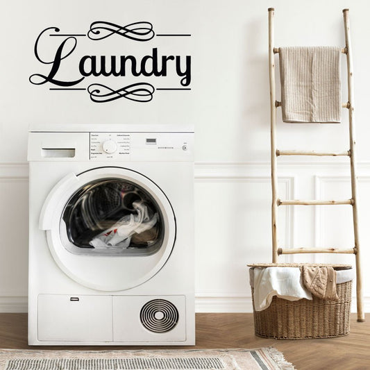 Laundry - vinyl wall words - Fantastick