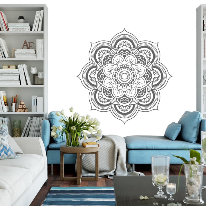 Mandala Flower - vinyl wall sticker - Fantastick