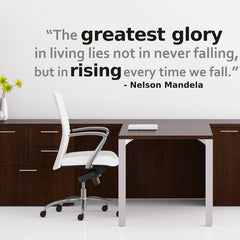 Mandela's Glory Quote - vinyl wall poetry - Fantastick