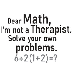 Math Quote - vinyl wall sticker - Fantastick