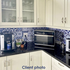 Mediterranean Blue - Vinyl Tile Strips - Fantastick