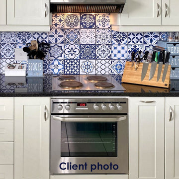 Mediterranean Blue - Vinyl Tile Strips - Fantastick