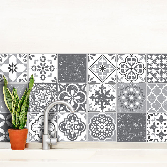 Mediterranean Grey - Vinyl Wall Tiles - Fantastick